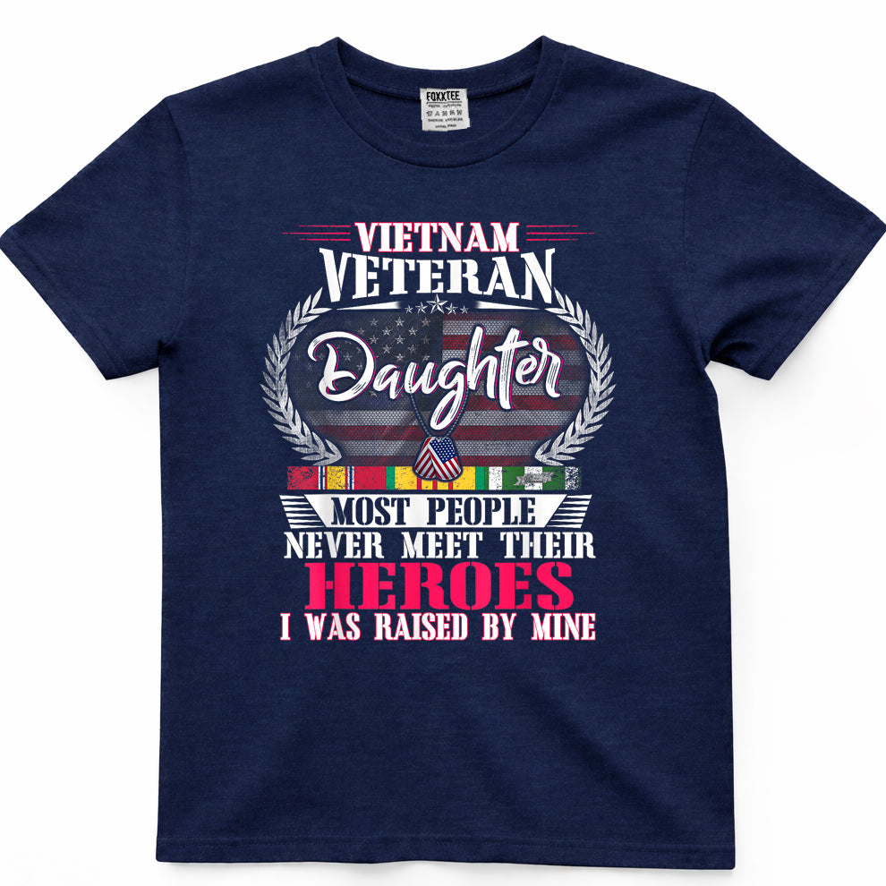 Vietnam Veteran Daughter, Raised By My Hero Shirt – view 3