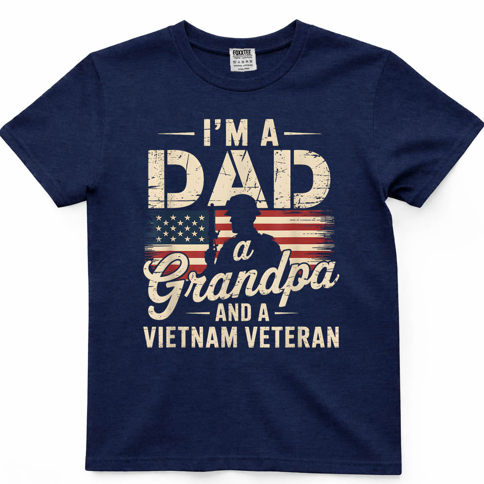 Dad, Grandpa, Vietnam Veteran Vintage Tee – view 3