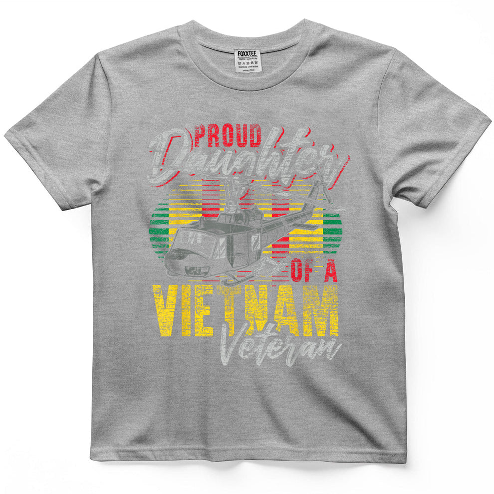 Proud Daughter Of A Vietnam Veteran Tee – view 5