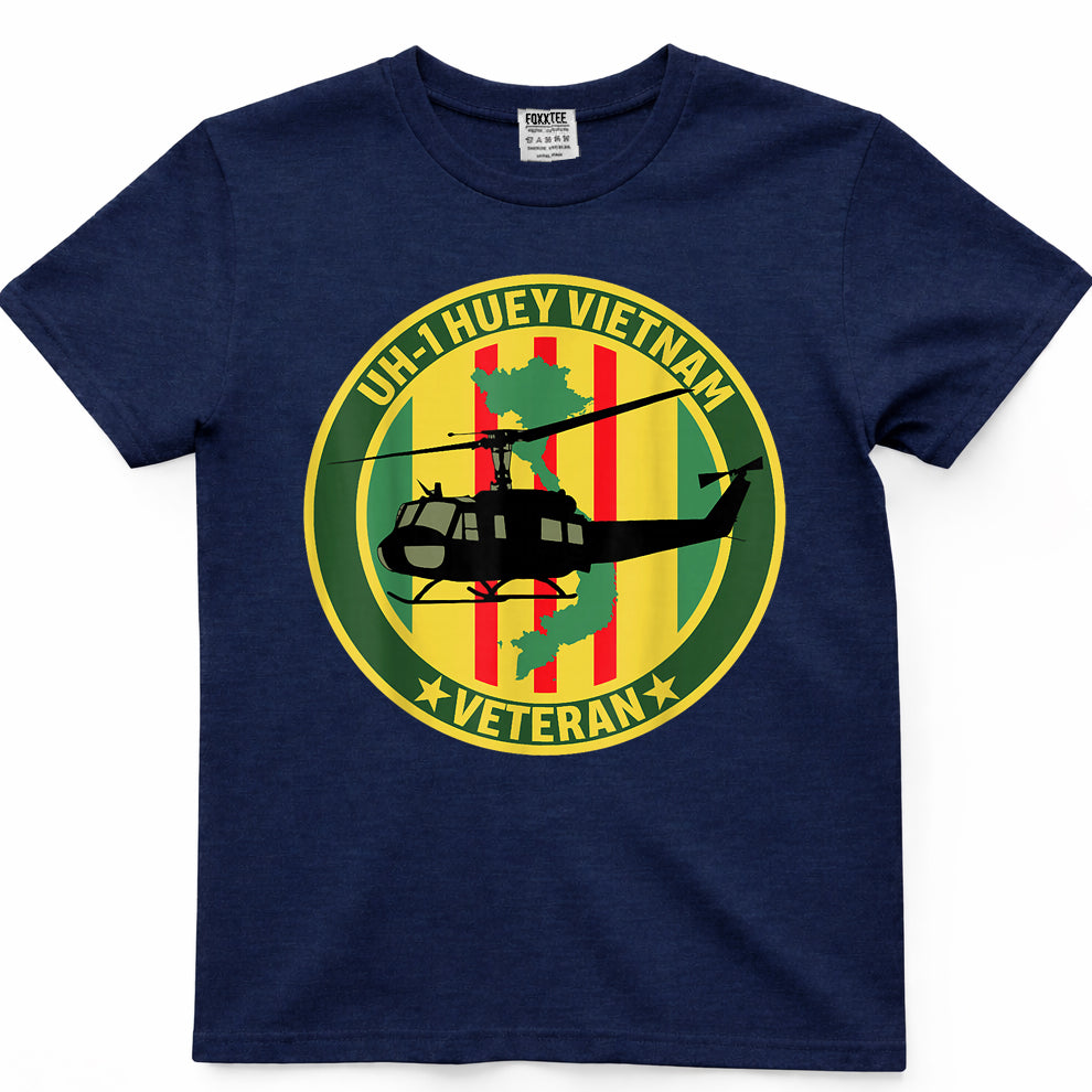 UH-1 Helicopter Vietnam Veteran Tee – view 3