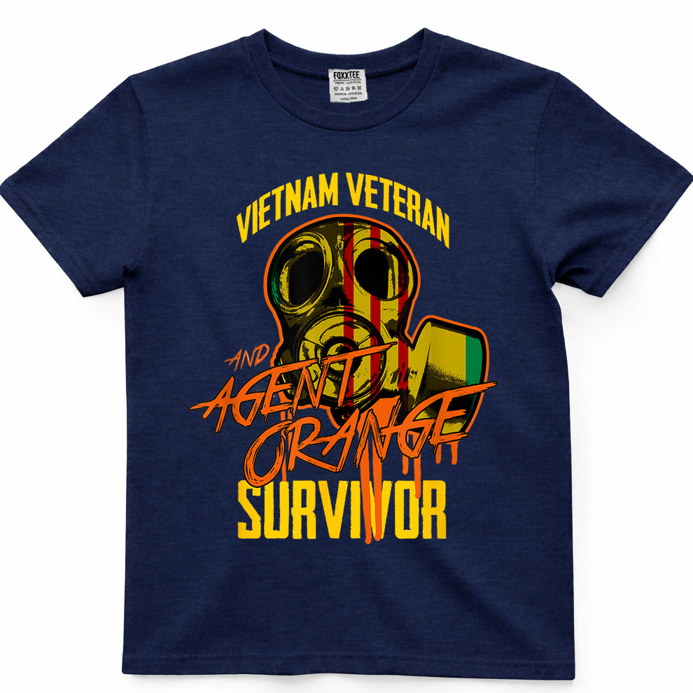 Vietnam Veteran And Agent Orange Survivor Tee – view 3