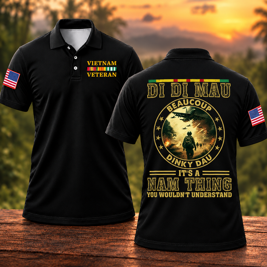 Di Di Mau Beaucoup Dinky Dau It's A Nam Thing You Wouldn't Understand Polo Shirt