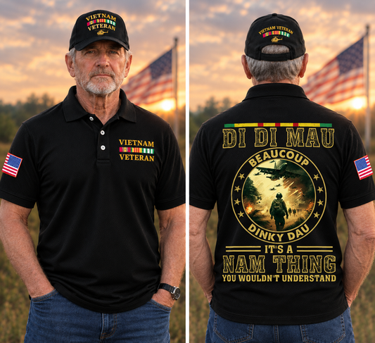 Di Di Mau Beaucoup Dinky Dau It's A Nam Thing You Wouldn't Understand Polo Shirt