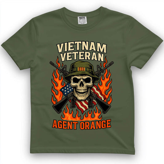 Agent Orange Veteran From Vietnam Tee – view 2