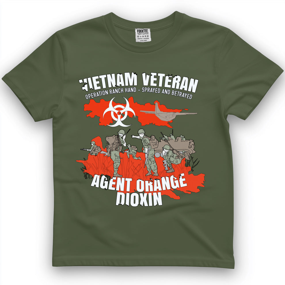 Vietnam Veteran Agent Orange Sprayed Tee – view 2