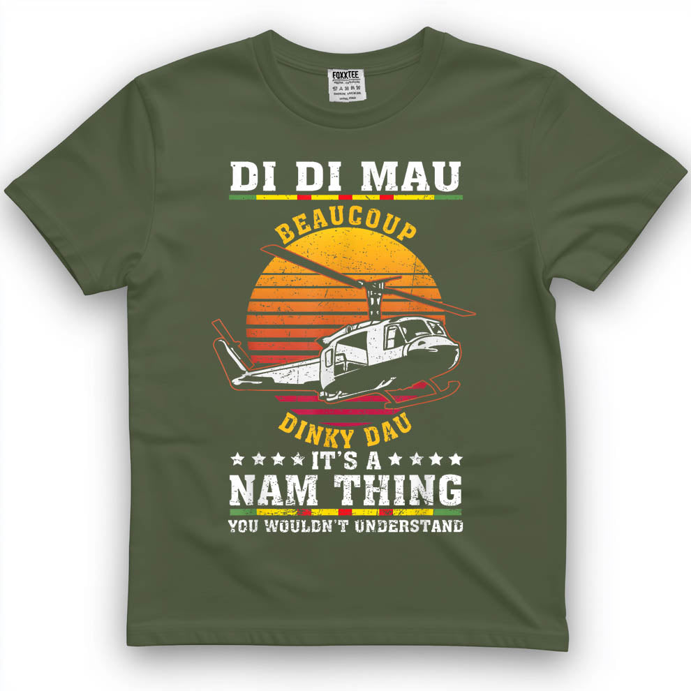 Di Di Mau, Beaucoup Dinky Dau Vintage Vietnam Veteran Tee – view 2