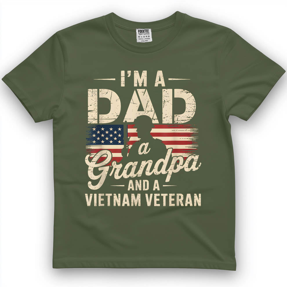 Dad, Grandpa, Vietnam Veteran Vintage Tee – view 2