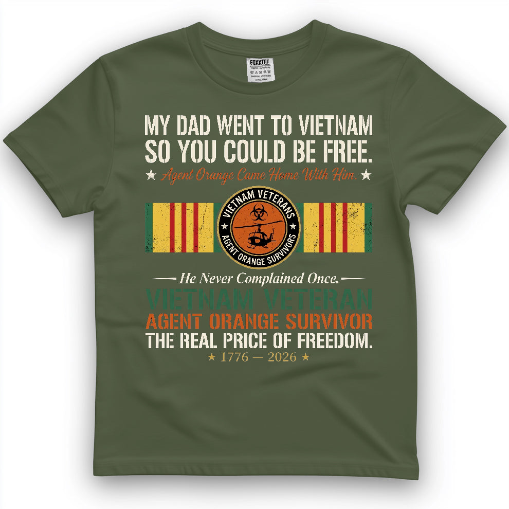 My Dad Went To Vietnam Tee – view 2