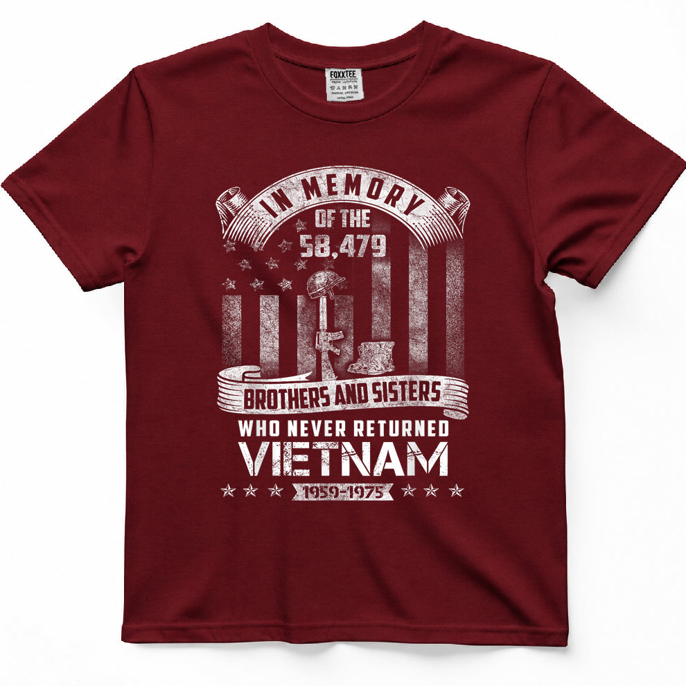 In Memory Of Vietnam Veterans Tee – view 6