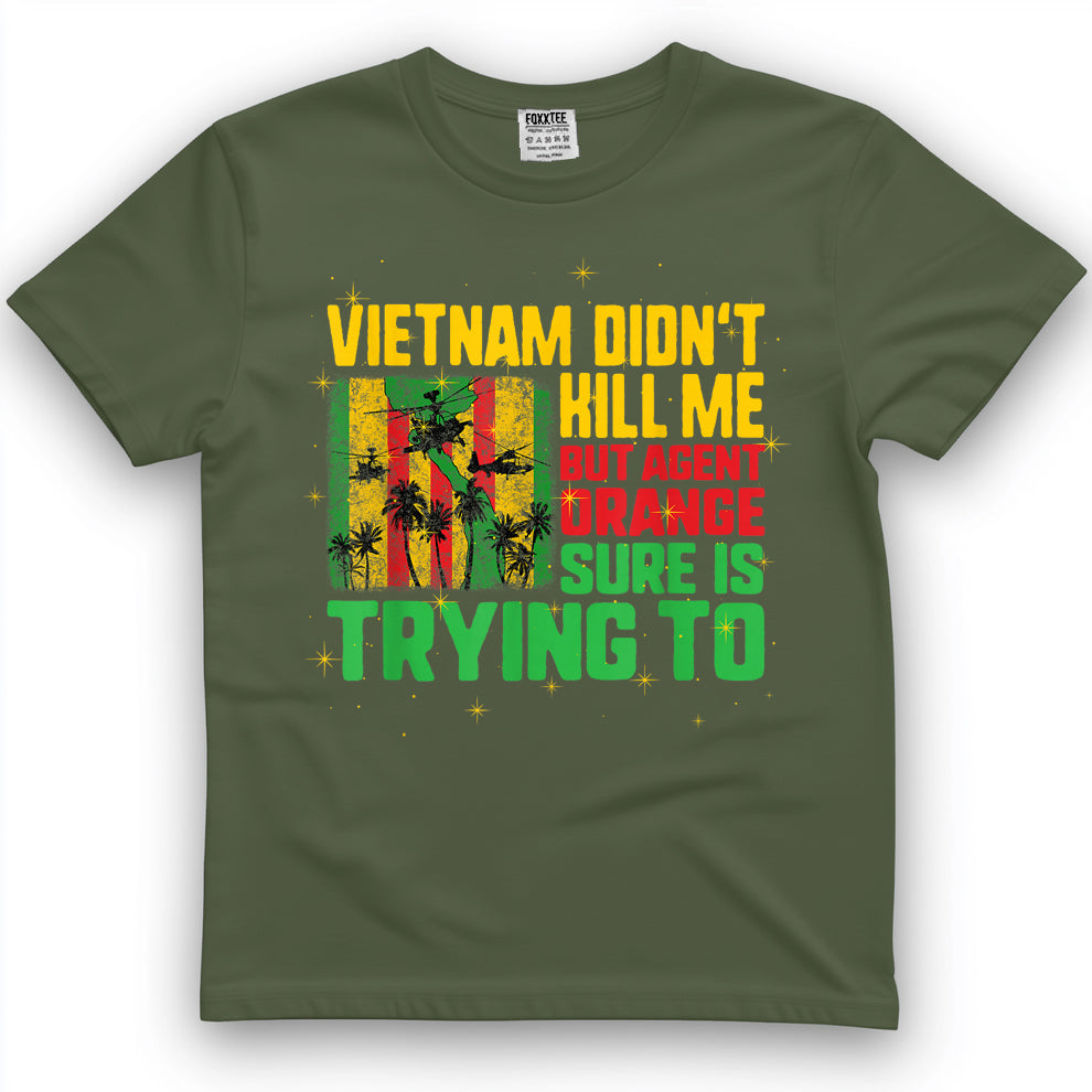 Agent Orange Retired Soldiers Vietnam Veterans Day Shirt – view 2