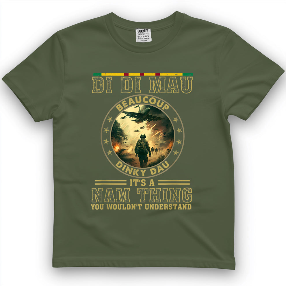 Vietnam Veteran Di Di Mau Memorial Tee – view 2
