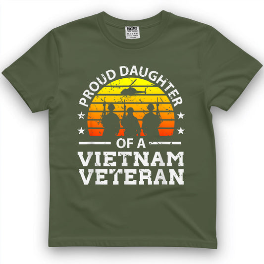 Proud Daughter Of A Vietnam Veteran Shirt – view 2