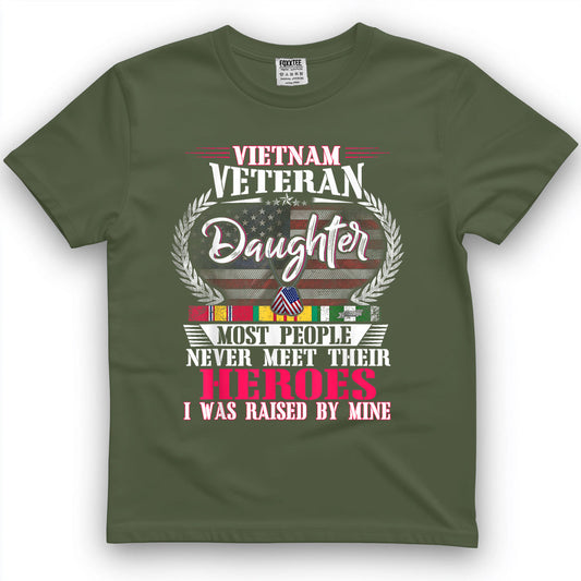 Vietnam Veteran Daughter, Raised By My Hero Shirt – view 2