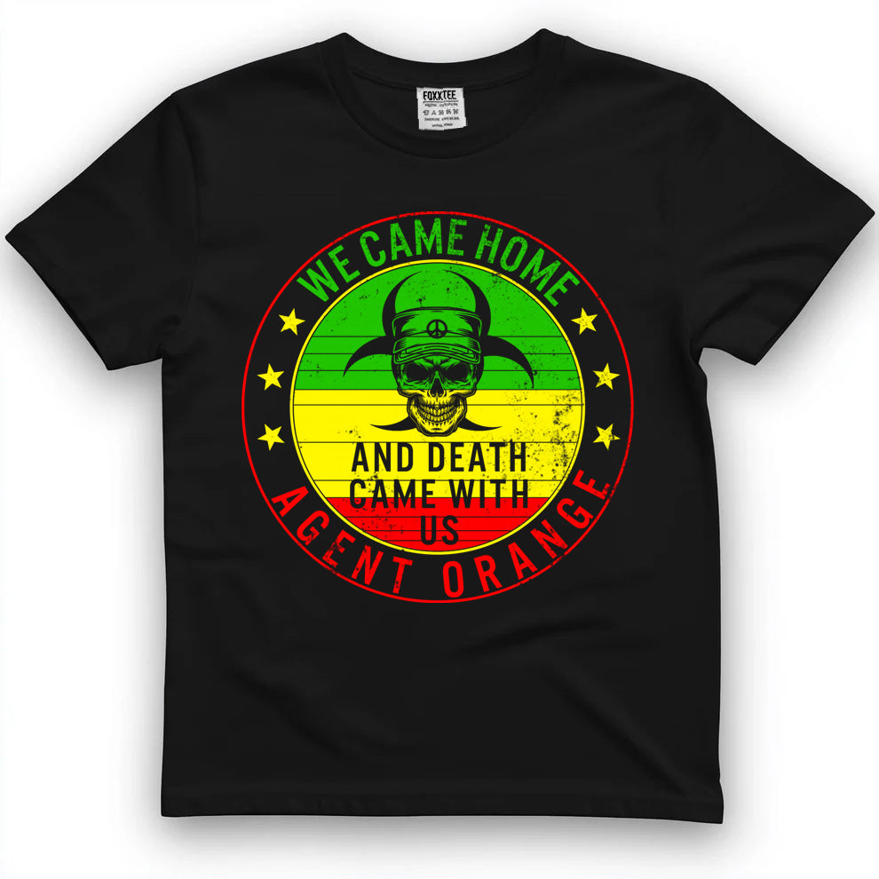 Vietnam Veterans Day Agent Orange Retired Soldiers Tee by OLDMANVET