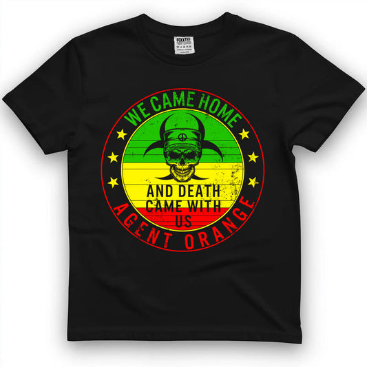 Vietnam Veterans Day Agent Orange Retired Soldiers Tee by OLDMANVET