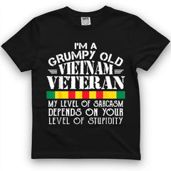 Never Underestimate An Old Man Who Is Also A Vietnam Veteran Shirt