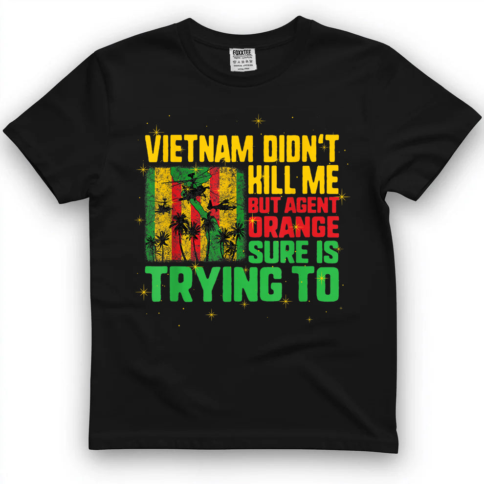 Agent Orange Retired Soldiers Vietnam Veterans Day Shirt by OLDMANVET