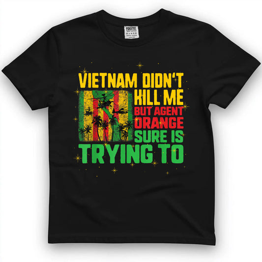 Agent Orange Retired Soldiers Vietnam Veterans Day Shirt by OLDMANVET