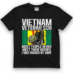 Vietnam Veteran's Son Patriotic Soldier Tee
