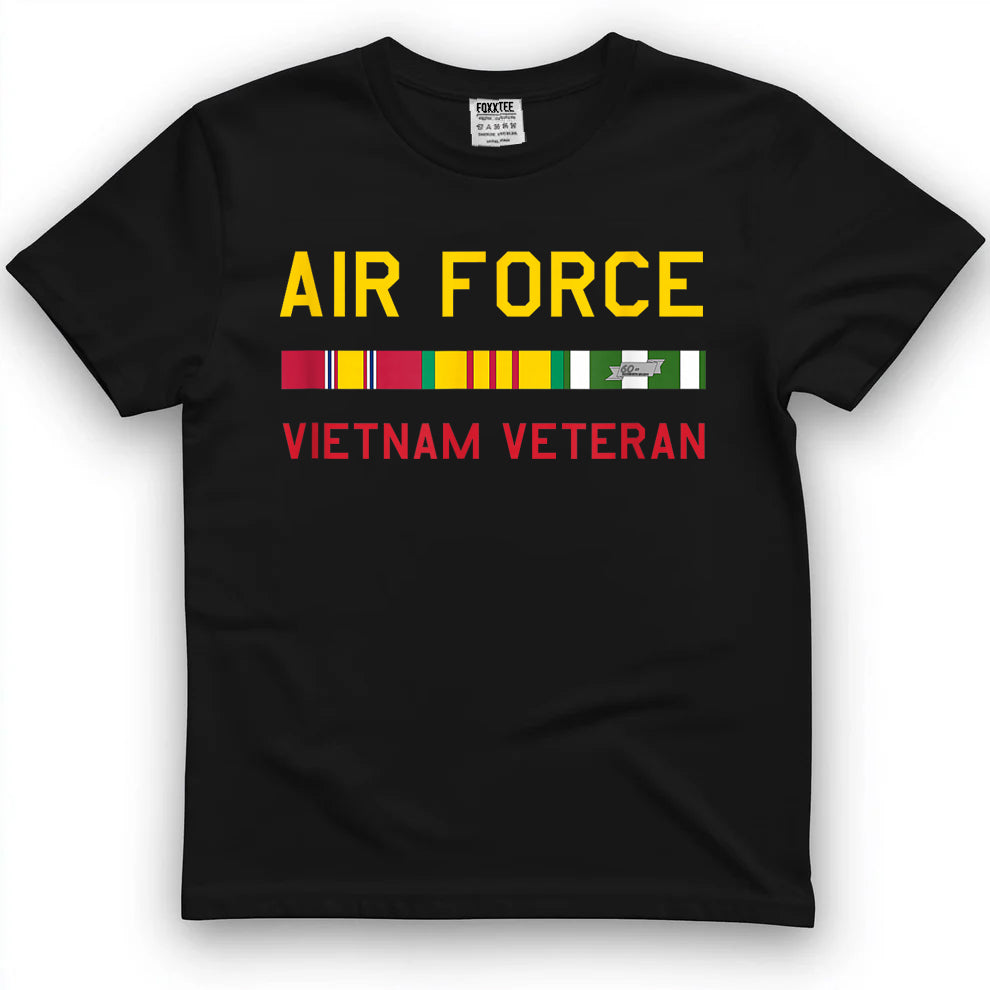 Air Force Vietnam Veteran Tee by OLDMANVET
