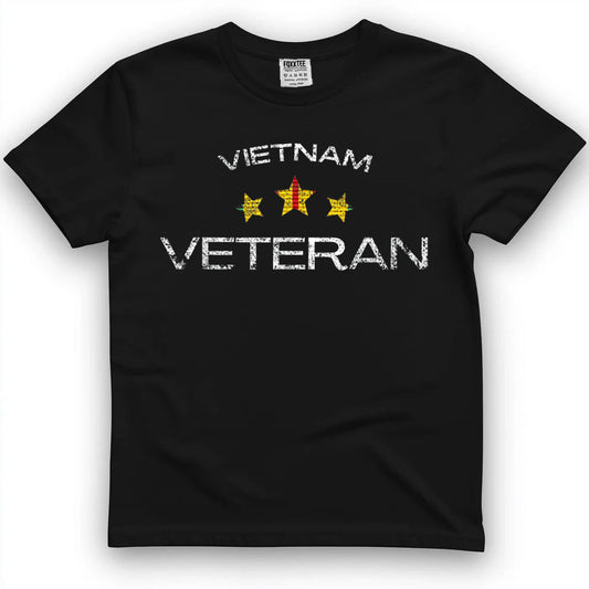 Vietnam War Veteran Tee by OLDMANVET