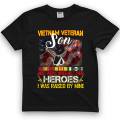 Proud Son Of A Vietnam Veteran, My Dad Is A Hero Tee