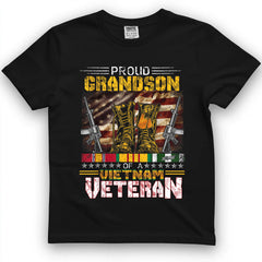Proud Grandson Of A Vietnam War Veteran Tee