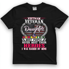 Vietnam Veteran Daughter, Raised By My Hero Shirt