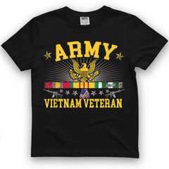 Vietnam Veteran USA Flag Tee