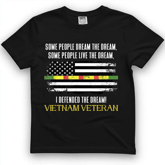 Vietnam Vet Grandpa Retired Veteran Tee by OLDMANVET