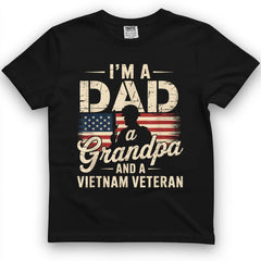 Dad, Grandpa, Vietnam Veteran Vintage Tee
