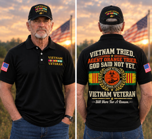 Vietnam Tried Veteran Polo Shirt