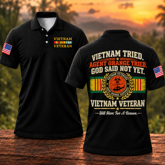 Vietnam Tried Veteran Polo Shirt