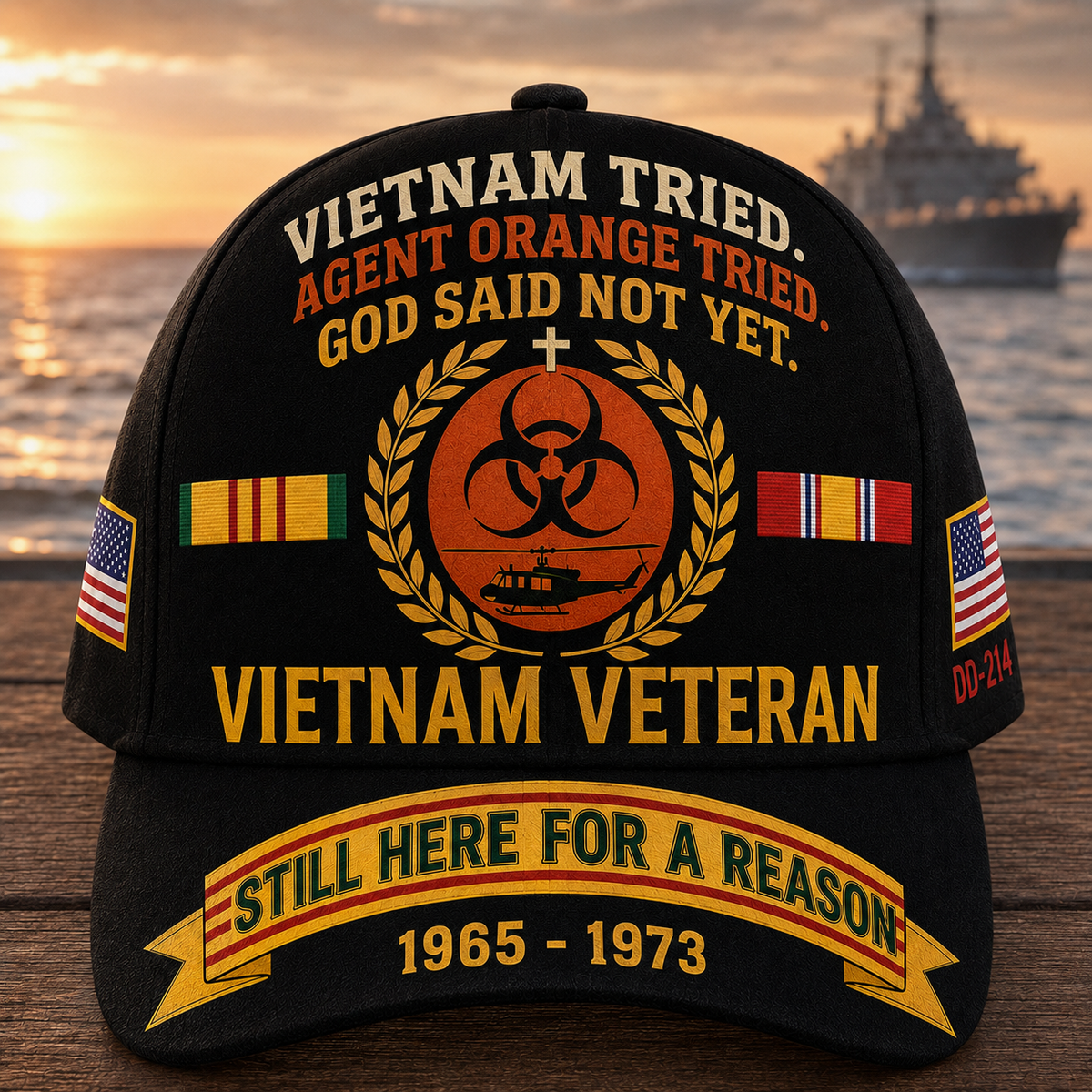 Vietnam Tried, Agent Orange Tried, God Said Not Yet Cap by OLDMANVET