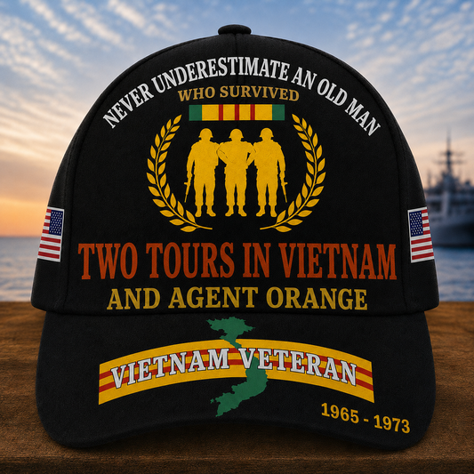 Two Tours In Vietnam And Agent Orange Cap