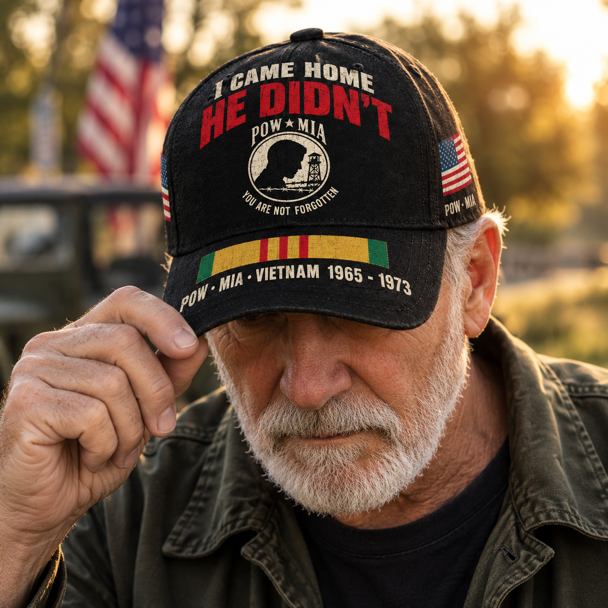I Came Home He Didn't POW MIA Cap
