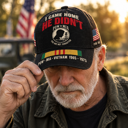 I Came Home He Didn't POW MIA Cap
