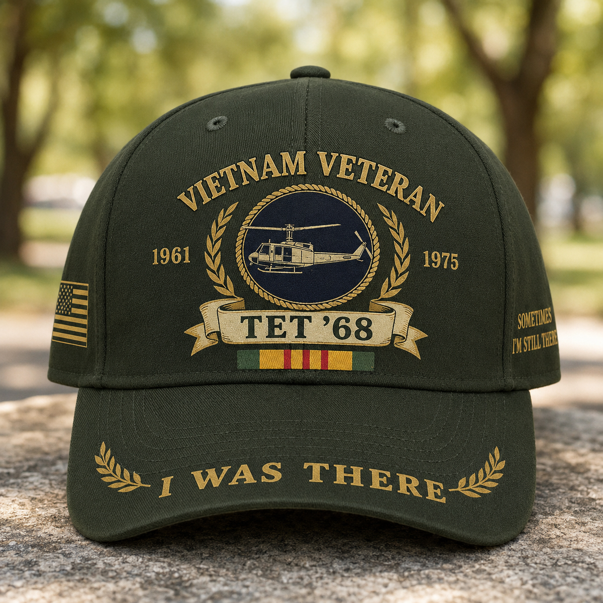 I Was There Tet '68 – Hawaiian Shirt, Bomber Jacket & Cap – view 6