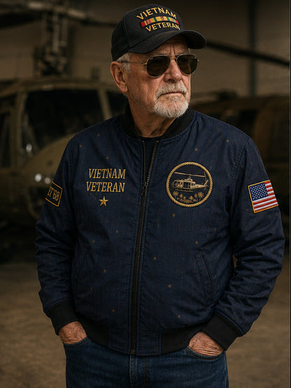 I Was There Tet '68 – Hawaiian Shirt, Bomber Jacket & Cap – view 4