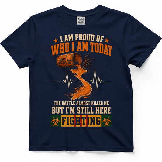 The Battle Almost Killed Me, But I'm Still Here Vietnam Vet Tee – view 2