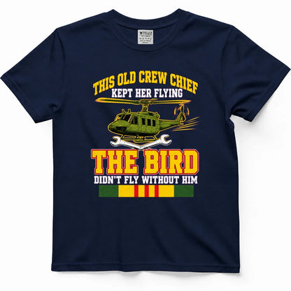 This Old Crew Chief Kept Her Flying Vietnam Veteran Tee – view 3