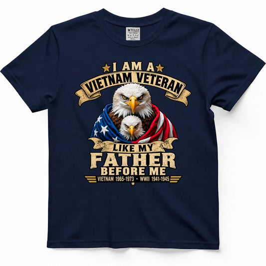 I Am A Vietnam Veteran T-Shirt by OLDMANVET