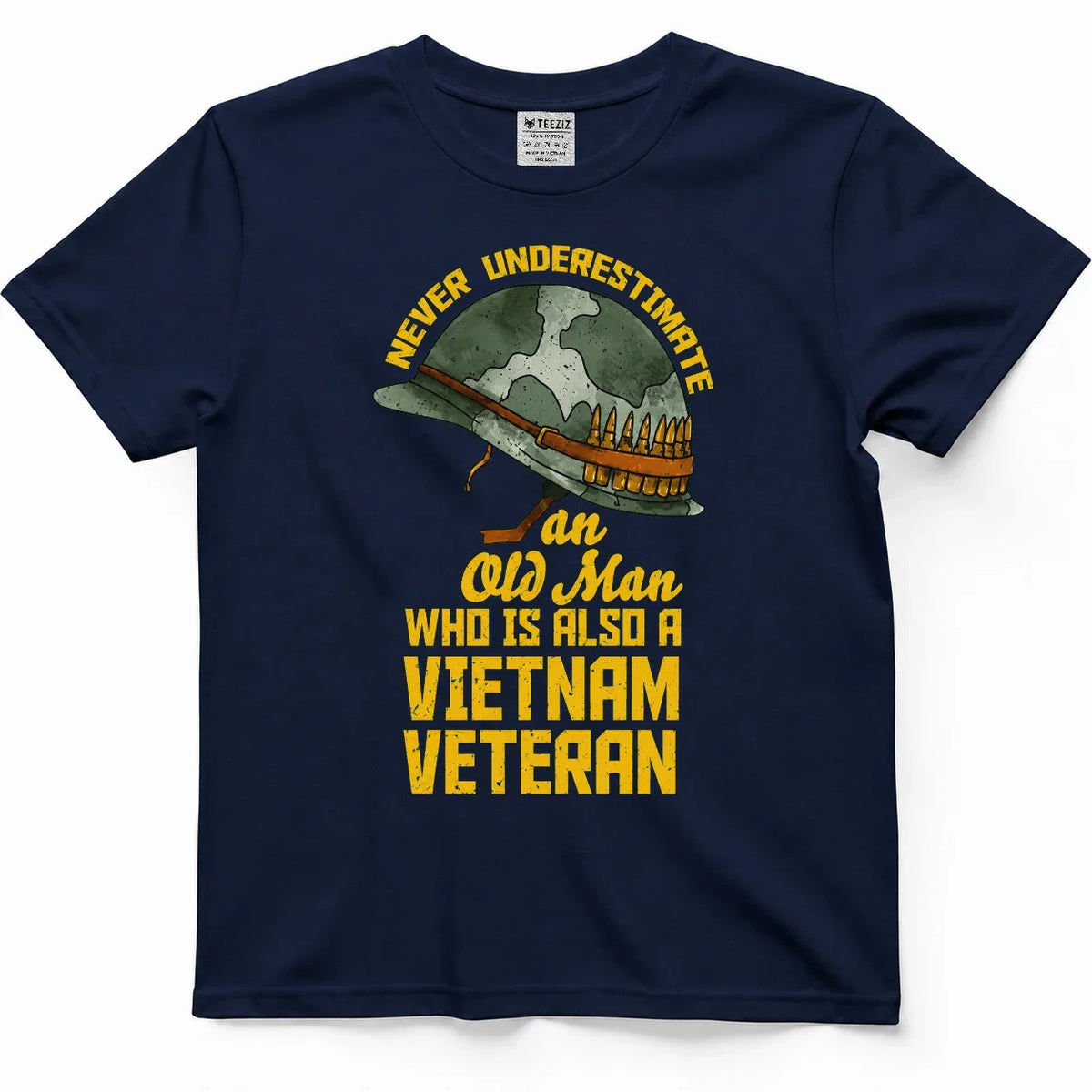 Never Underestimate This Old Man, Vietnam Veteran Shirt (Edition 2) – view 3