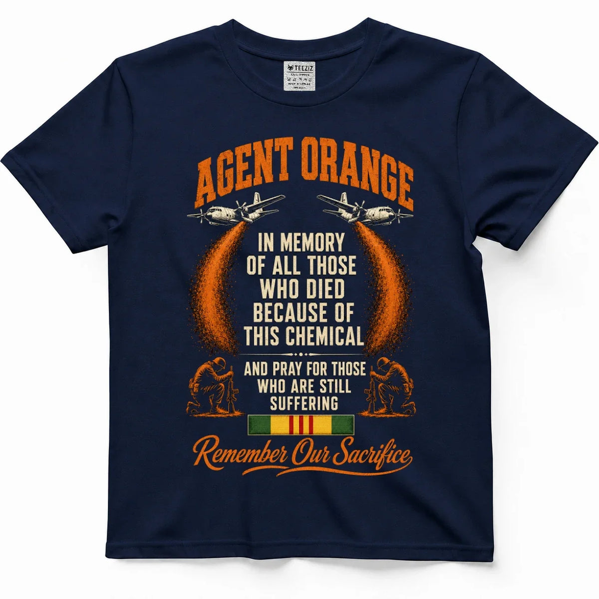 Remember Our Sacrifice Agent Orange Memorial Tee – view 3