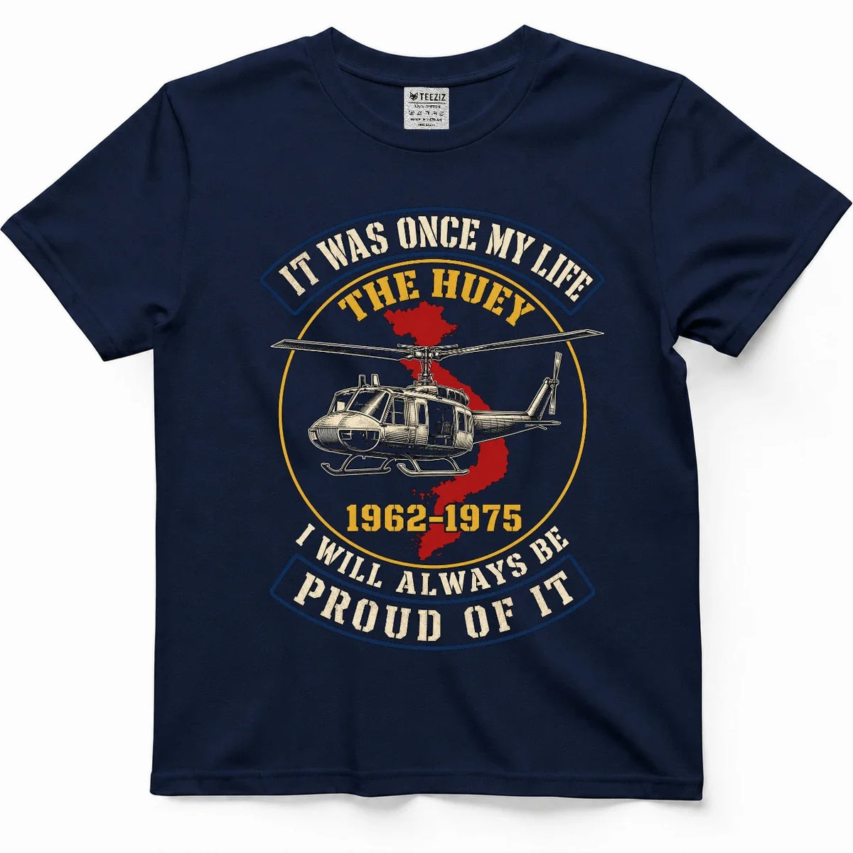 The Huey Was My Life Vietnam Veteran Tee – view 3
