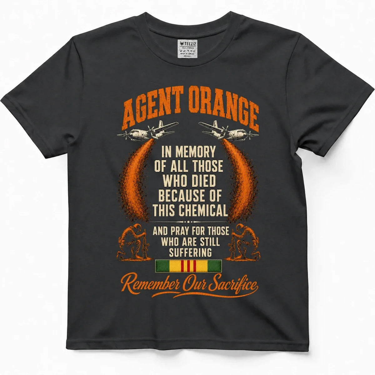 Remember Our Sacrifice Agent Orange Memorial Tee – view 5