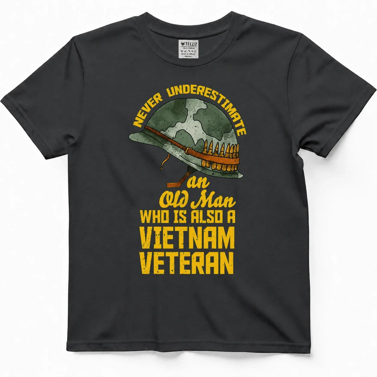 Never Underestimate This Old Man, Vietnam Veteran Shirt (Edition 2) – view 5