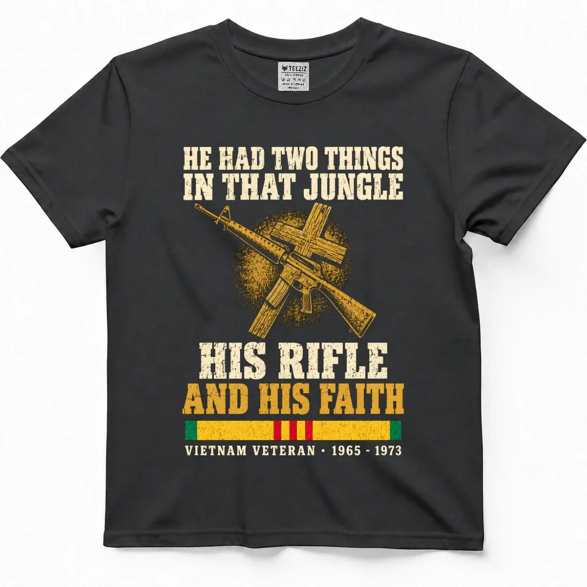 He Had Two Things In That Jungle, His Rifle And His Faith Shirt – view 5