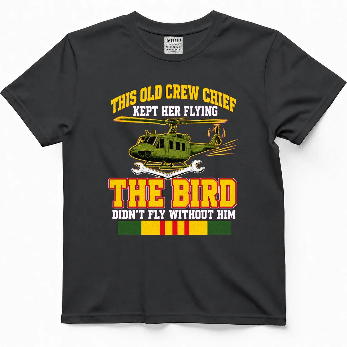 This Old Crew Chief Kept Her Flying Vietnam Veteran Tee – view 5