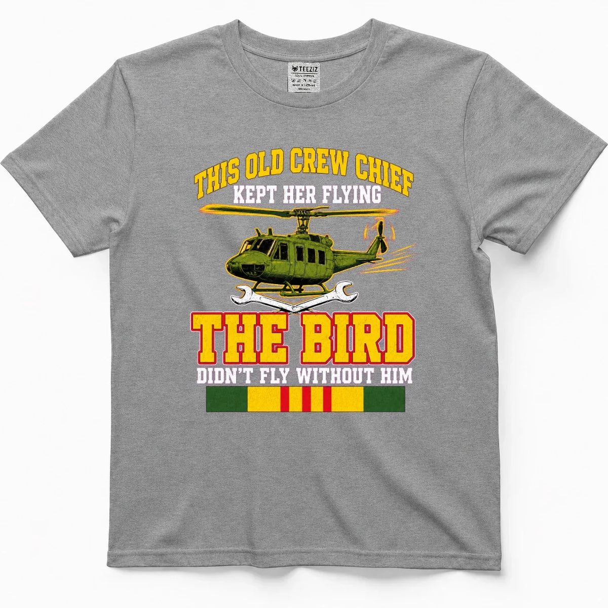 This Old Crew Chief Kept Her Flying Vietnam Veteran Tee – view 6